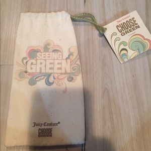 Going green Sunglass pouch for juicy couture